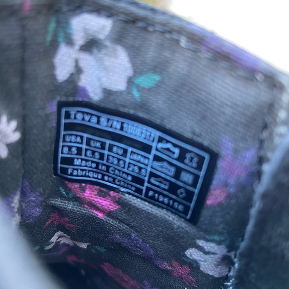 Teva Women’s Foxy Black Leather Booties 8.5 - Picture 10 of 14